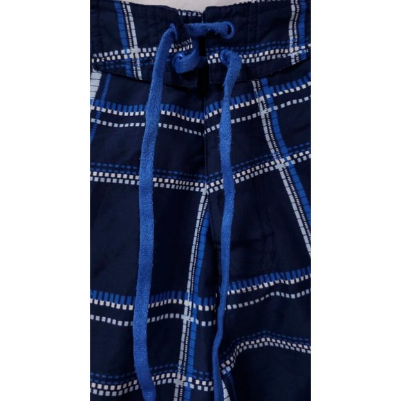 Nike W32 Blue Zip Pocket Hook N Loop Fly Surfing Swoosh Boardshorts Inseam 21" - Picture 6 of 11